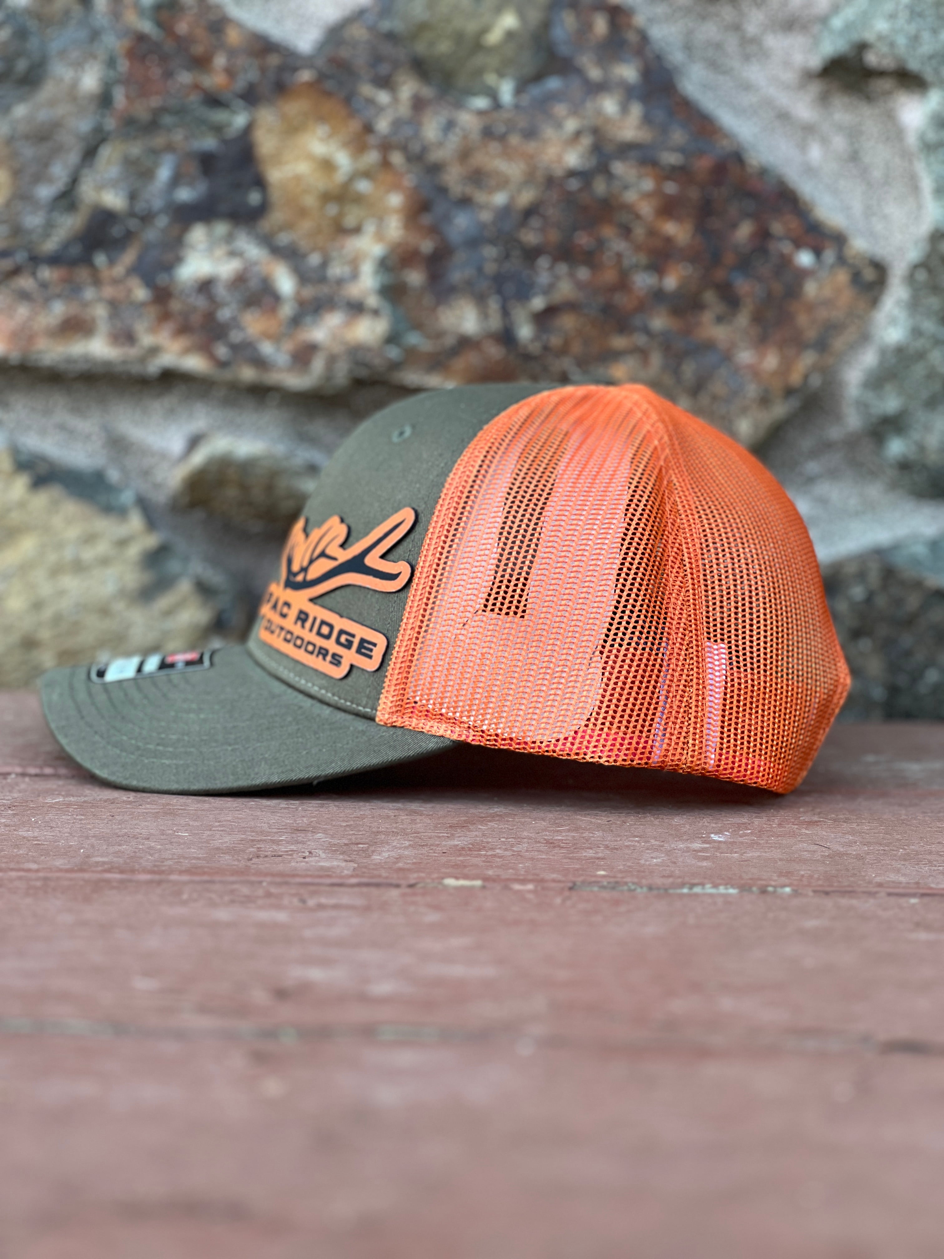 Richardson 115 Adjustable Green/Orange (Low Profile Fit)