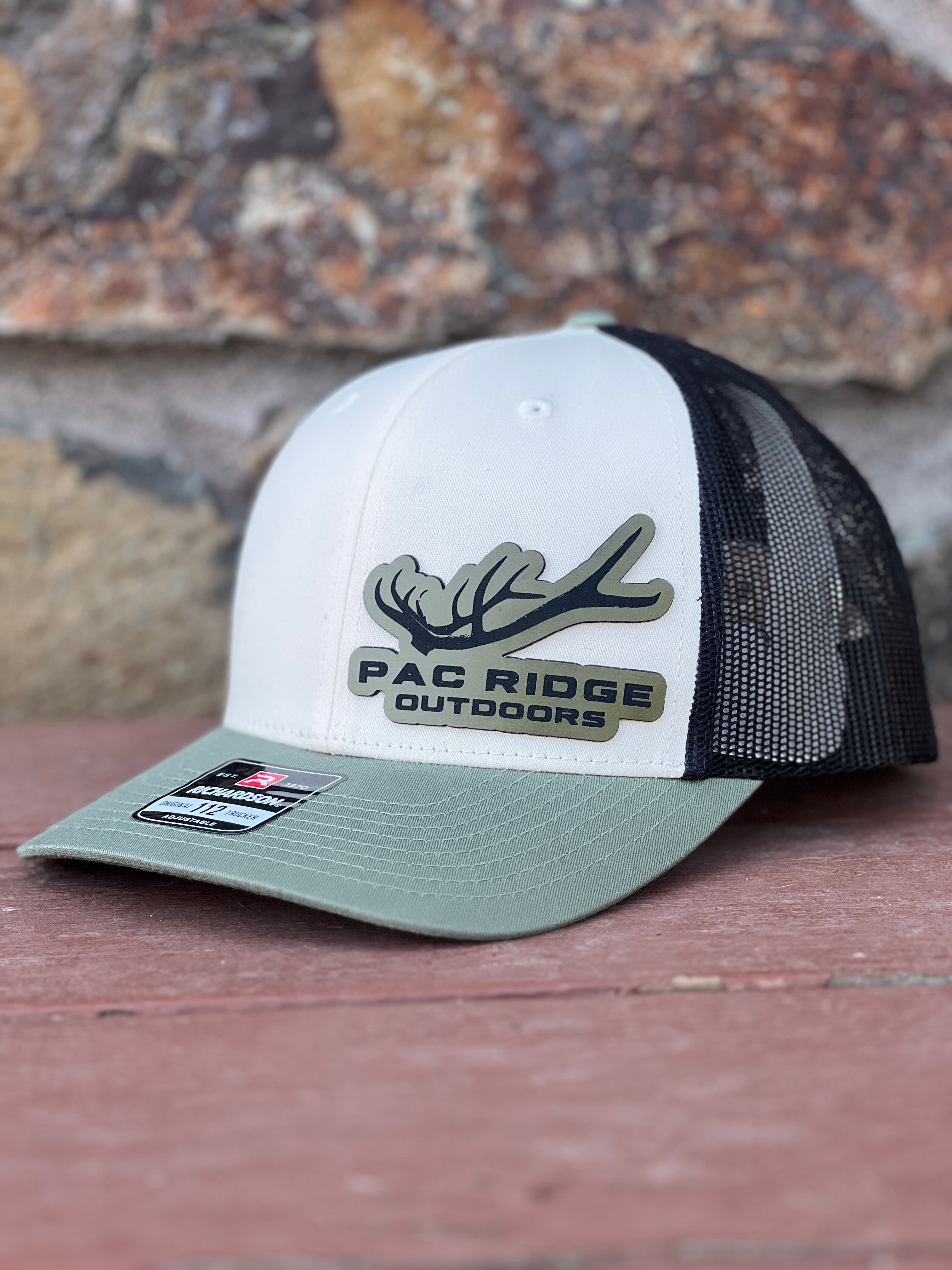 Richardson 112 Adjustable Green/Cream/Black