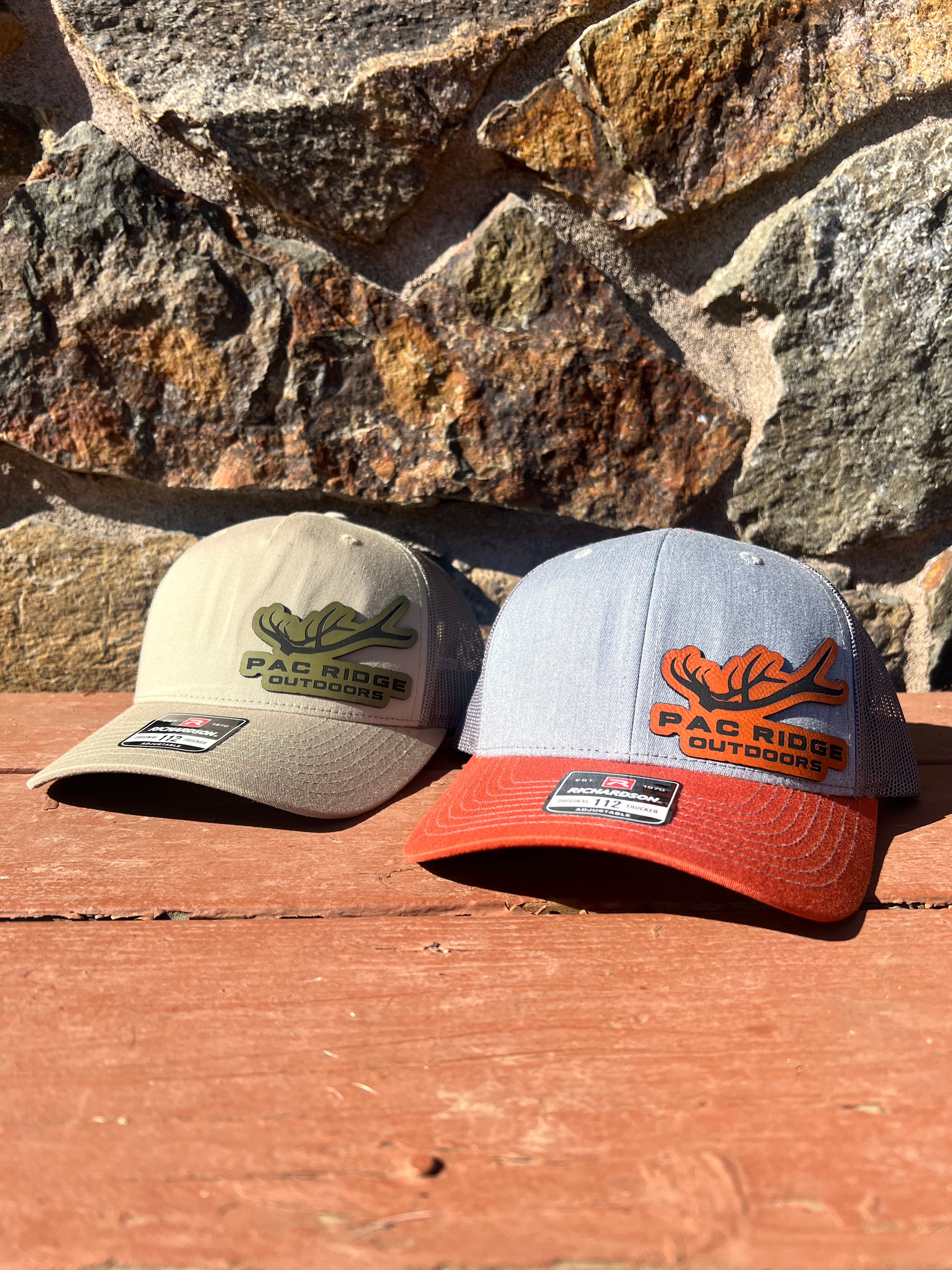 Richardson 112 Adjustable Orange/Grey