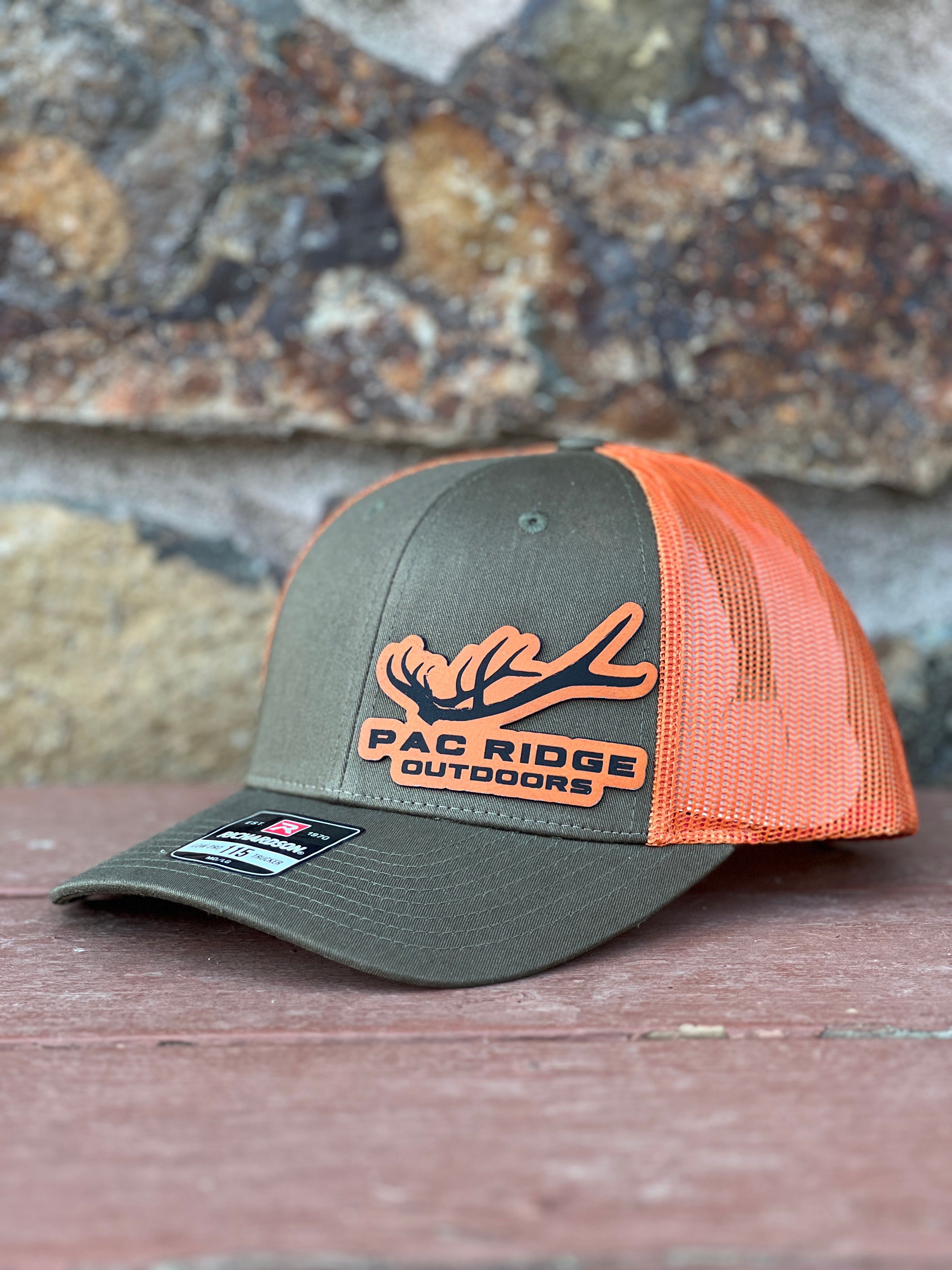 Richardson 115 Adjustable Green/Orange (Low Profile Fit)