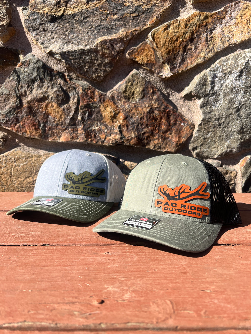Richardson 112 Adjustable Green/Grey/Cream